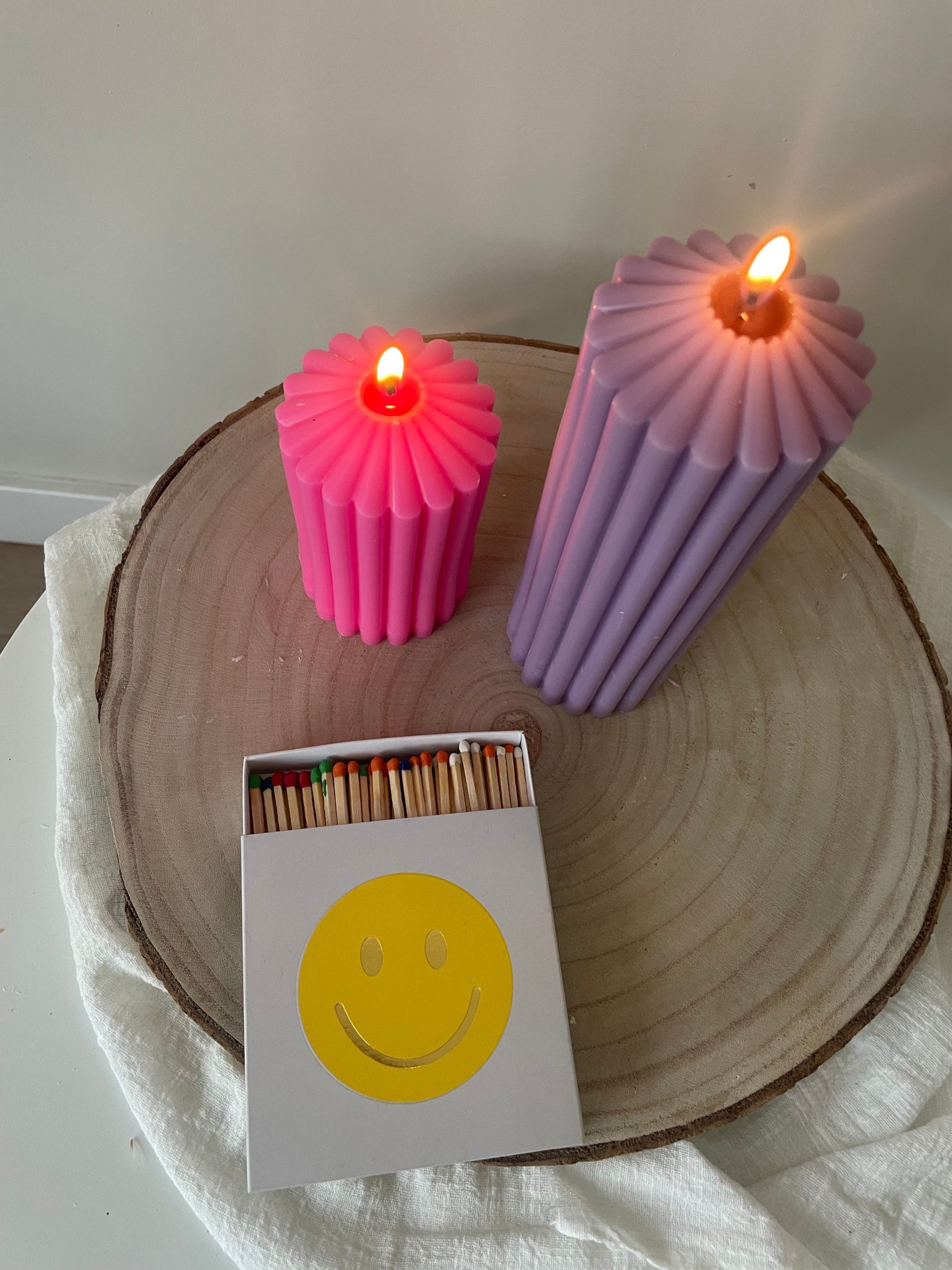 Cadeauset dinerkaars neon | 3 stuks